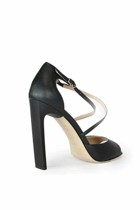 Black heel 100 cm